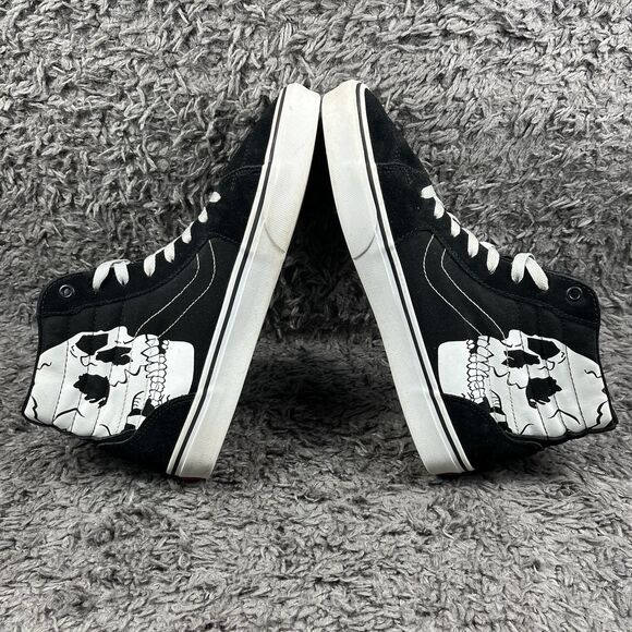 Vans Fillmore Hi Skull Men\'s Sneaker Black Casual Shoes Mens Size 9.5 main image 8